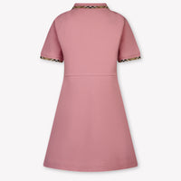 Burberry Romola Kids Girls Dress In Pink
