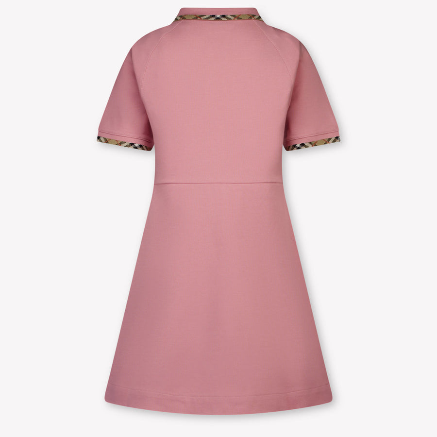 Burberry Romola Kids Girls Dress In Pink