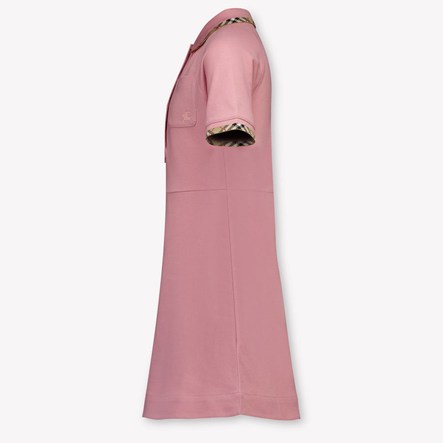 Burberry Romola Kids Girls Dress In Pink