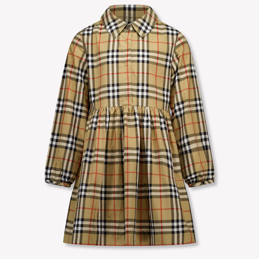 Burberry Winifred Girls Dress in Beige