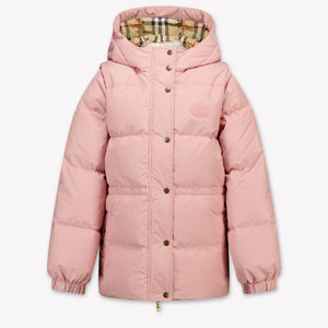 Burberry Penelope Kids Girls Winter coat In Light Pink
