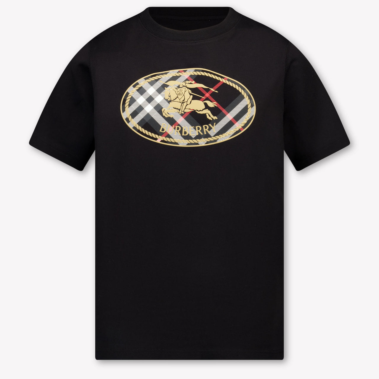 Burberry Cedar Kinder Jongens T-Shirt In Zwart