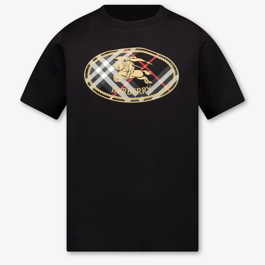 Burberry Cedar Kinder Jongens T-Shirt In Zwart
