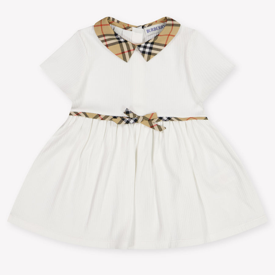 Burberry Orla Baby Meisjes Jurk In Wit