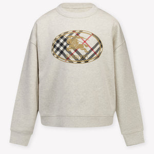 Burberry Isla Kids Unisex Sweater In OffWhite