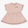 Burberry Lea Baby Meisjes Jurk In Licht Roze