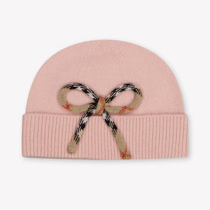 Burberry Girls Beanie in Light Pink