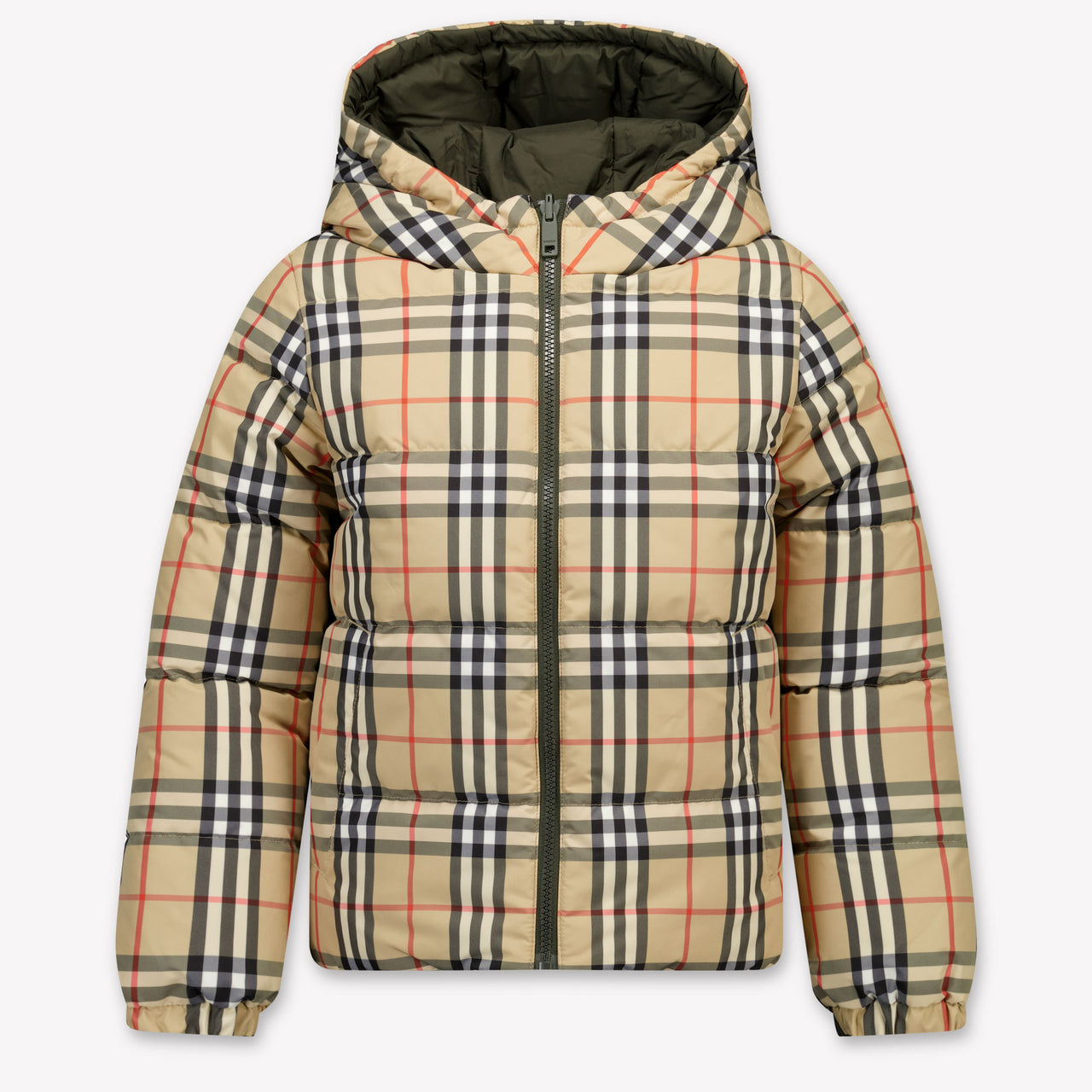 Burberry Jesse Kids Boys Winter coat In Dark Green