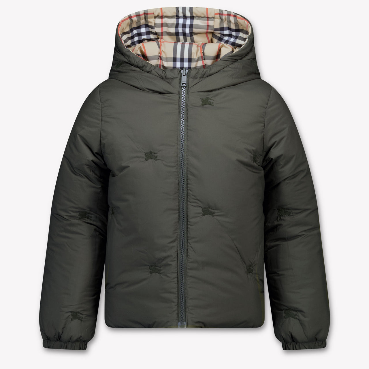 Burberry Jesse Kids Boys Winter coat In Dark Green