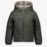 Burberry Jesse Kids Boys Winter coat In Dark Green
