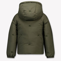 Burberry Jesse Kids Boys Winter coat In Dark Green