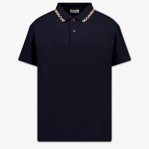 Burberry JOHANE Kids Boys Polo In Navy