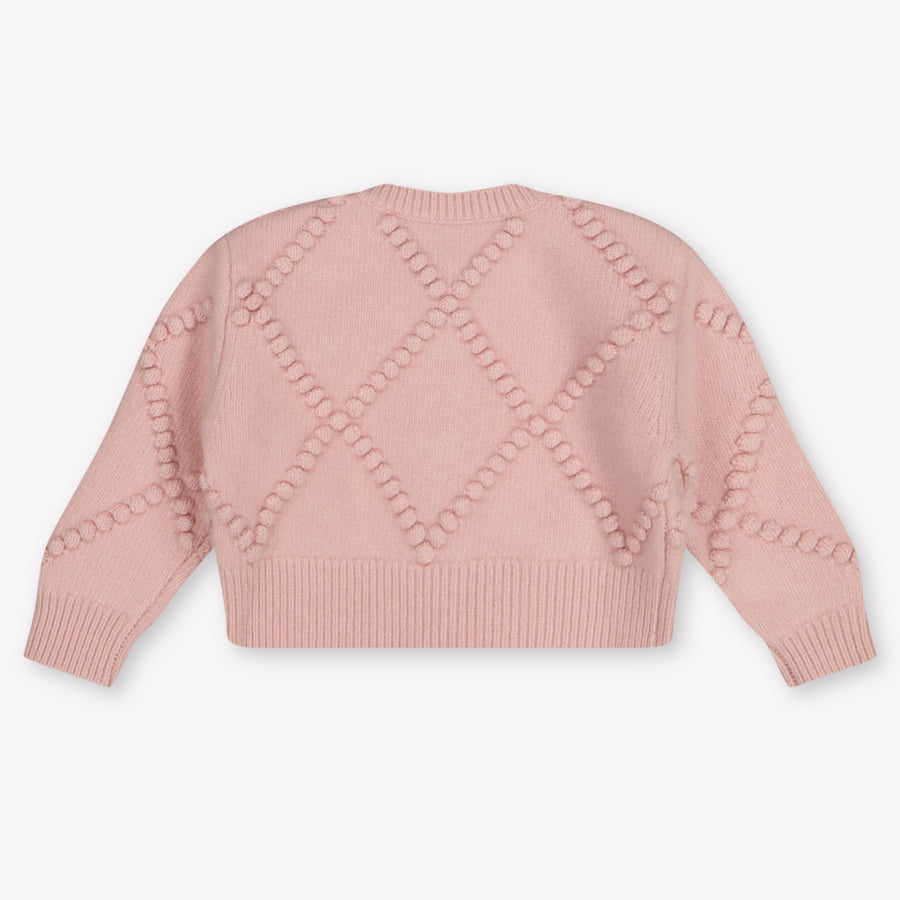 Burberry Bonnie Baby Meisjes Trui In Licht Roze