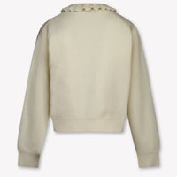 Burberry Rothwell Girls Cardigan in Off-White