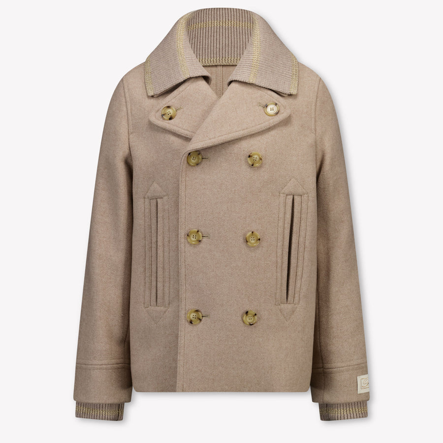 Burberry Frank Girls Winter Jacket in Beige