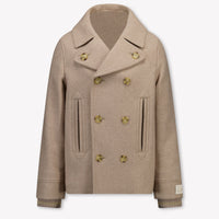Burberry Frank Girls Winter Jacket in Beige