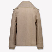 Burberry Frank Girls Winter Jacket in Beige