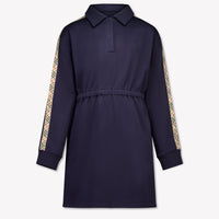 Burberry Alina Kinder Meisjes Jurk In Navy
