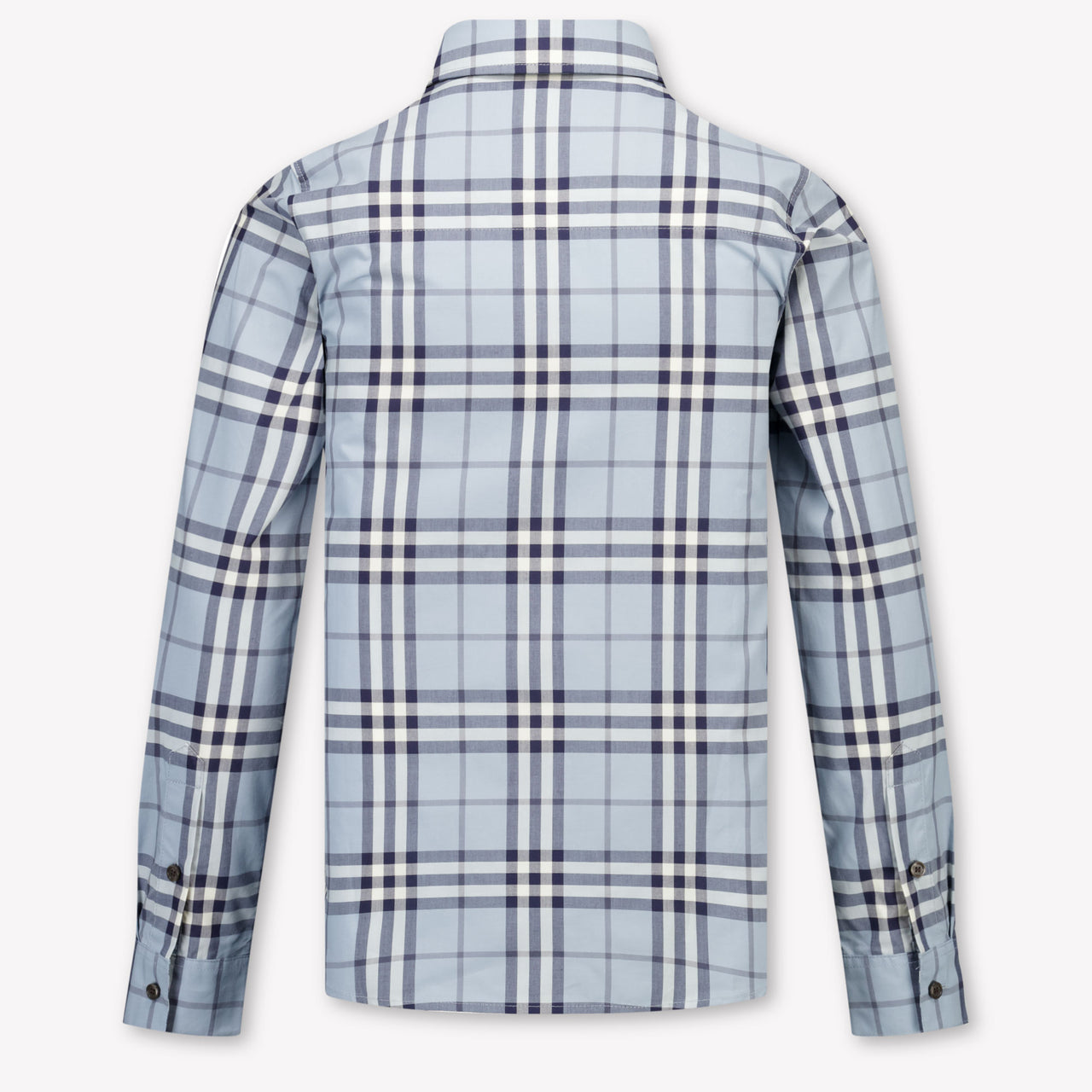 Burberry Owen Kids Boys Blouse In Light Blue