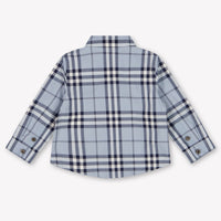 Burberry Owen Baby Boys Blouse In Light Blue