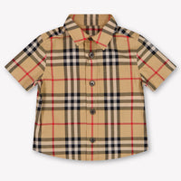 Burberry Owen Baby Boys Blouse In Beige