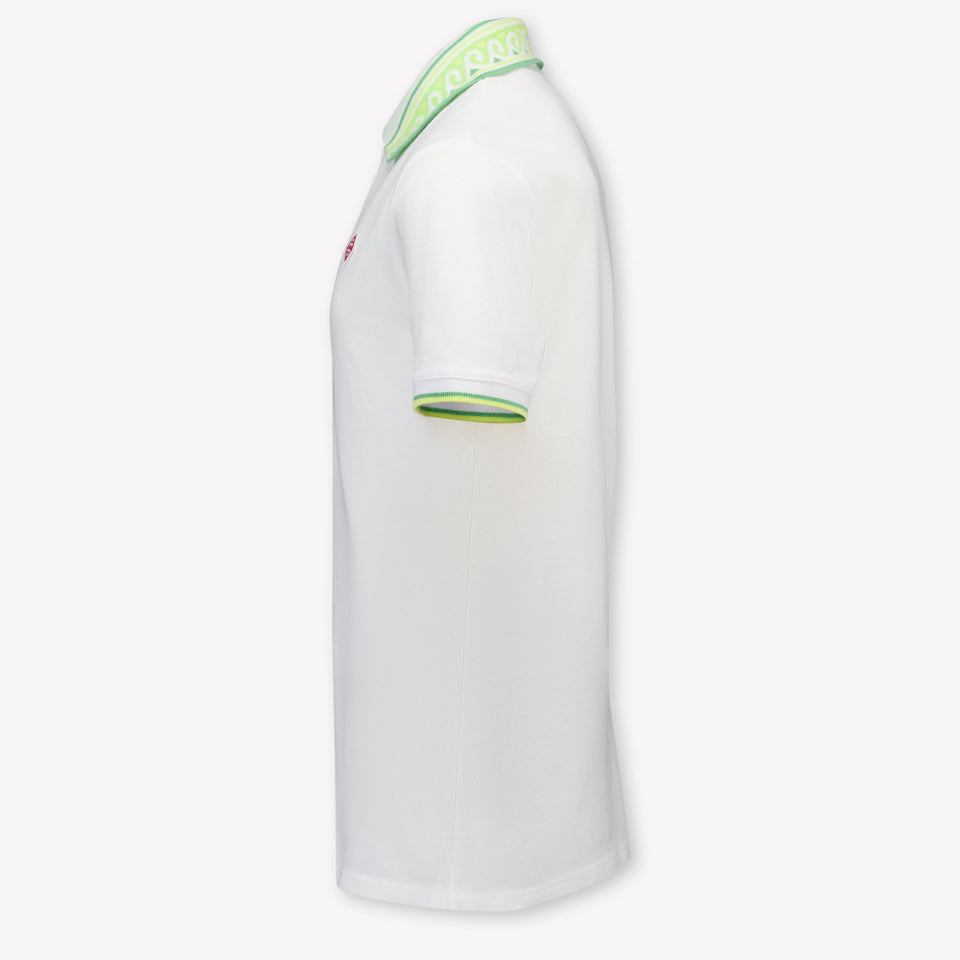 CASABLANCA Kids Girls Polo In White