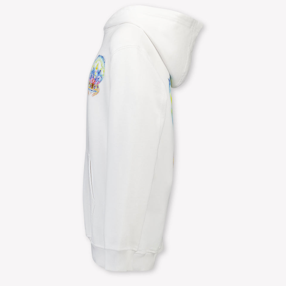 CASABLANCA Kids Boys Sweater In White