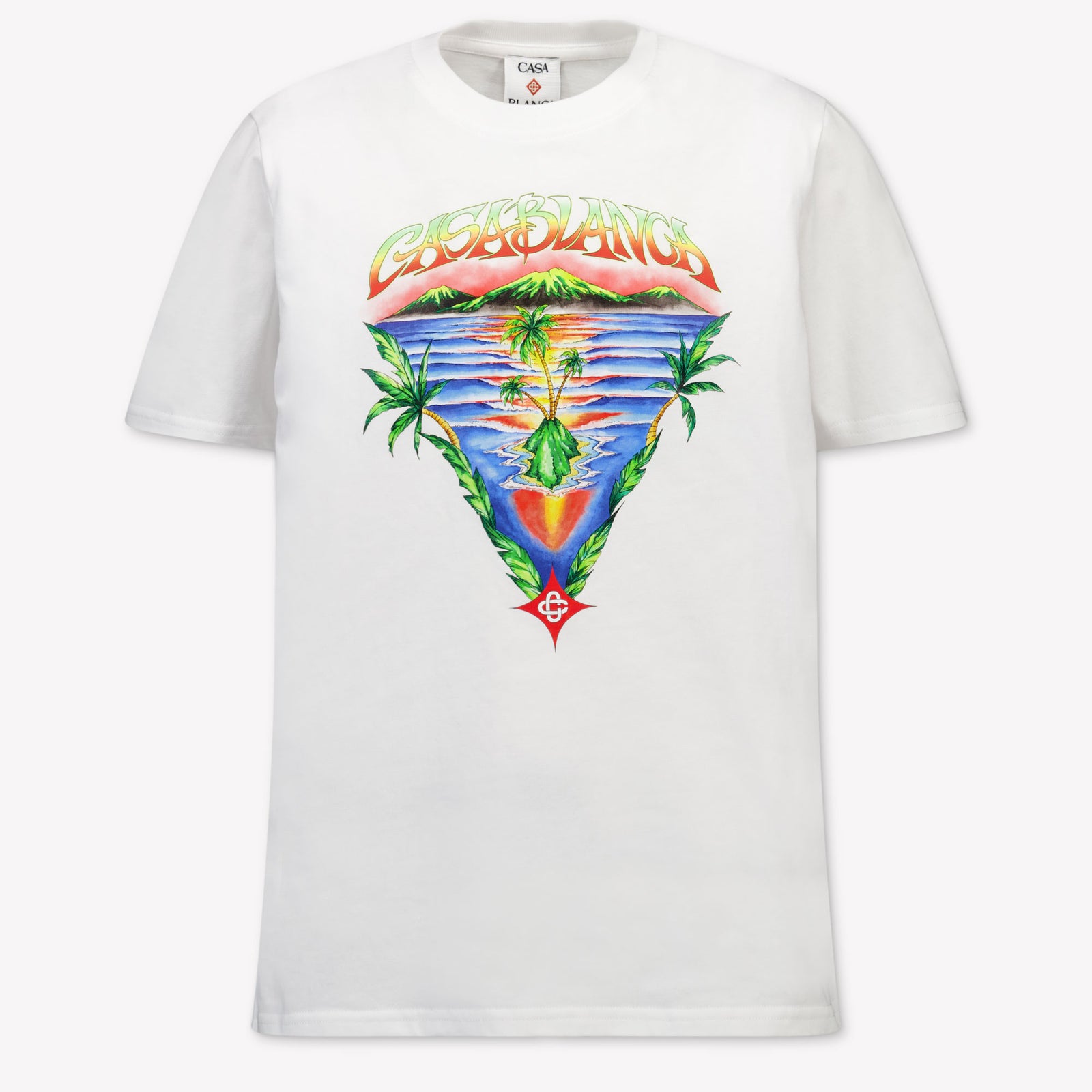 CASABLANCA Kids Boys T-Shirt In White