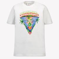 CASABLANCA Kids Boys T-Shirt In White