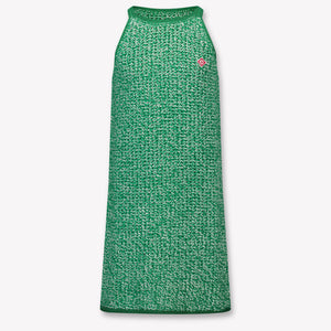 CASABLANCA Kids Girls Dress In Light Green