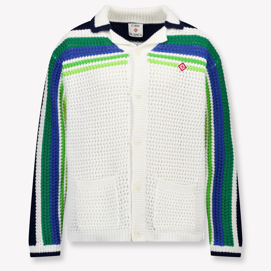 Casablanca Kinder Jongens Vest In Wit
