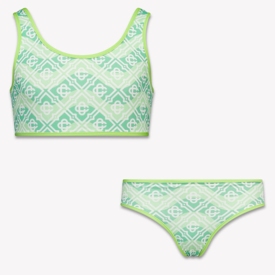 Casablanca Girls Swimwear in Green