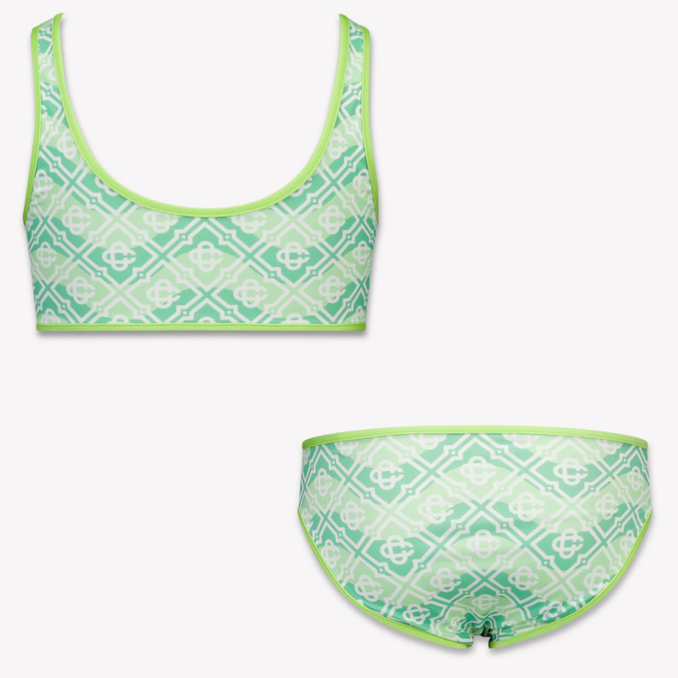 CASABLANCA Kids Girls Swimwear In Green