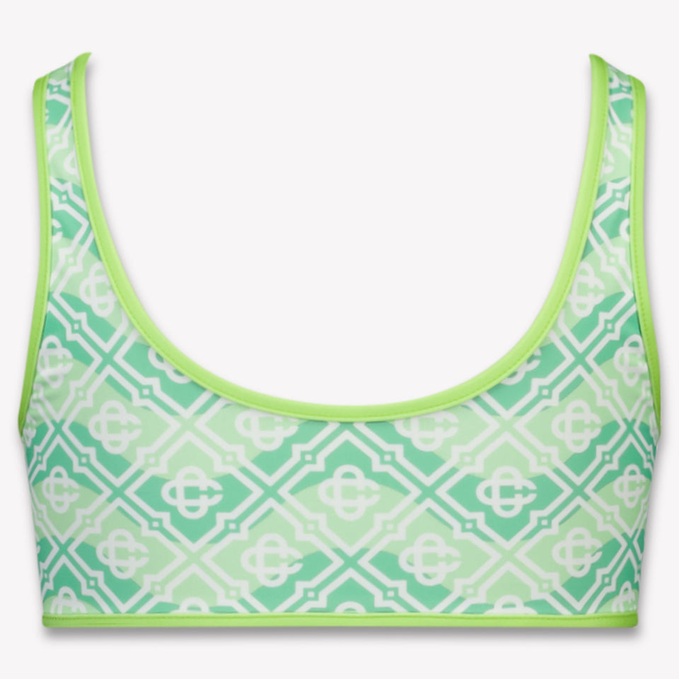 CASABLANCA Kids Girls Swimwear In Green