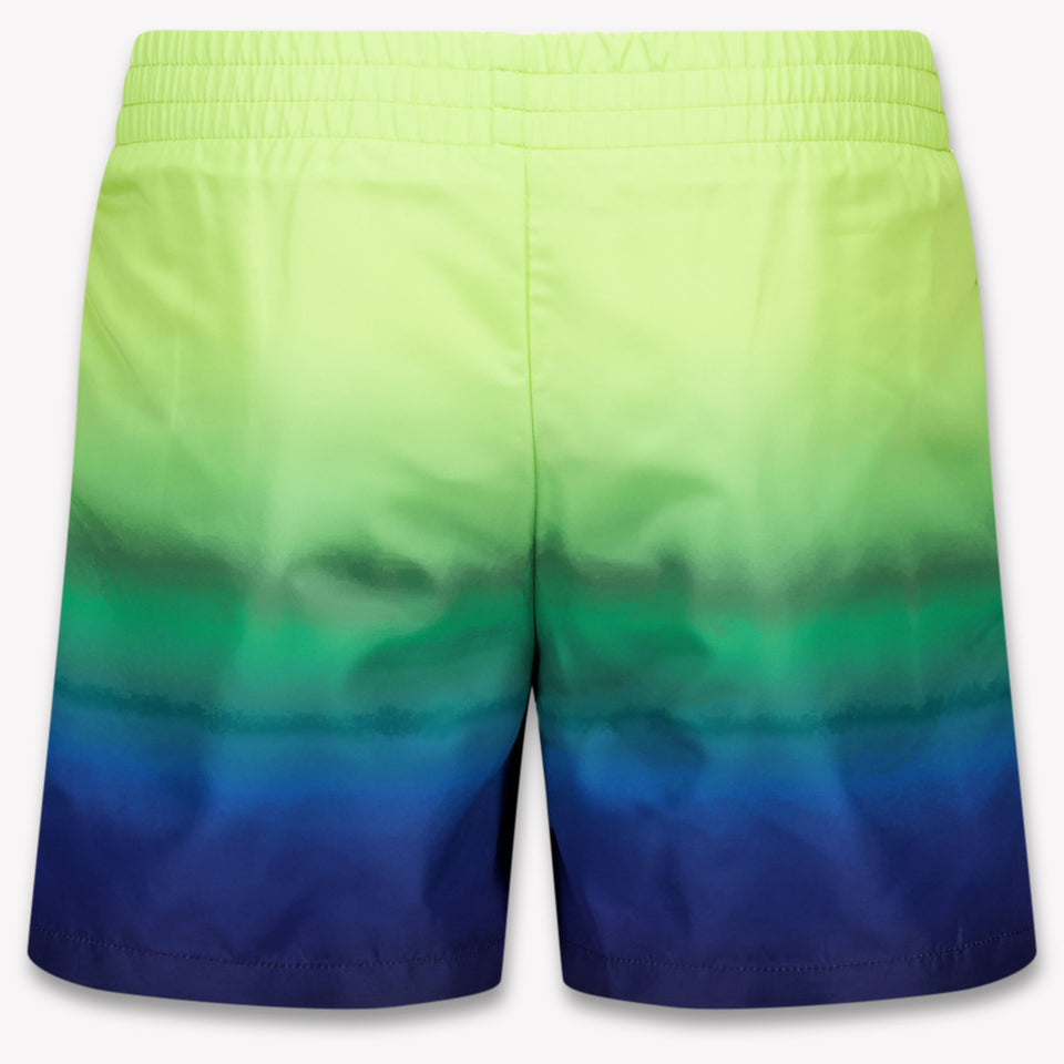 CASABLANCA Kids Boys Swimwear In Lime