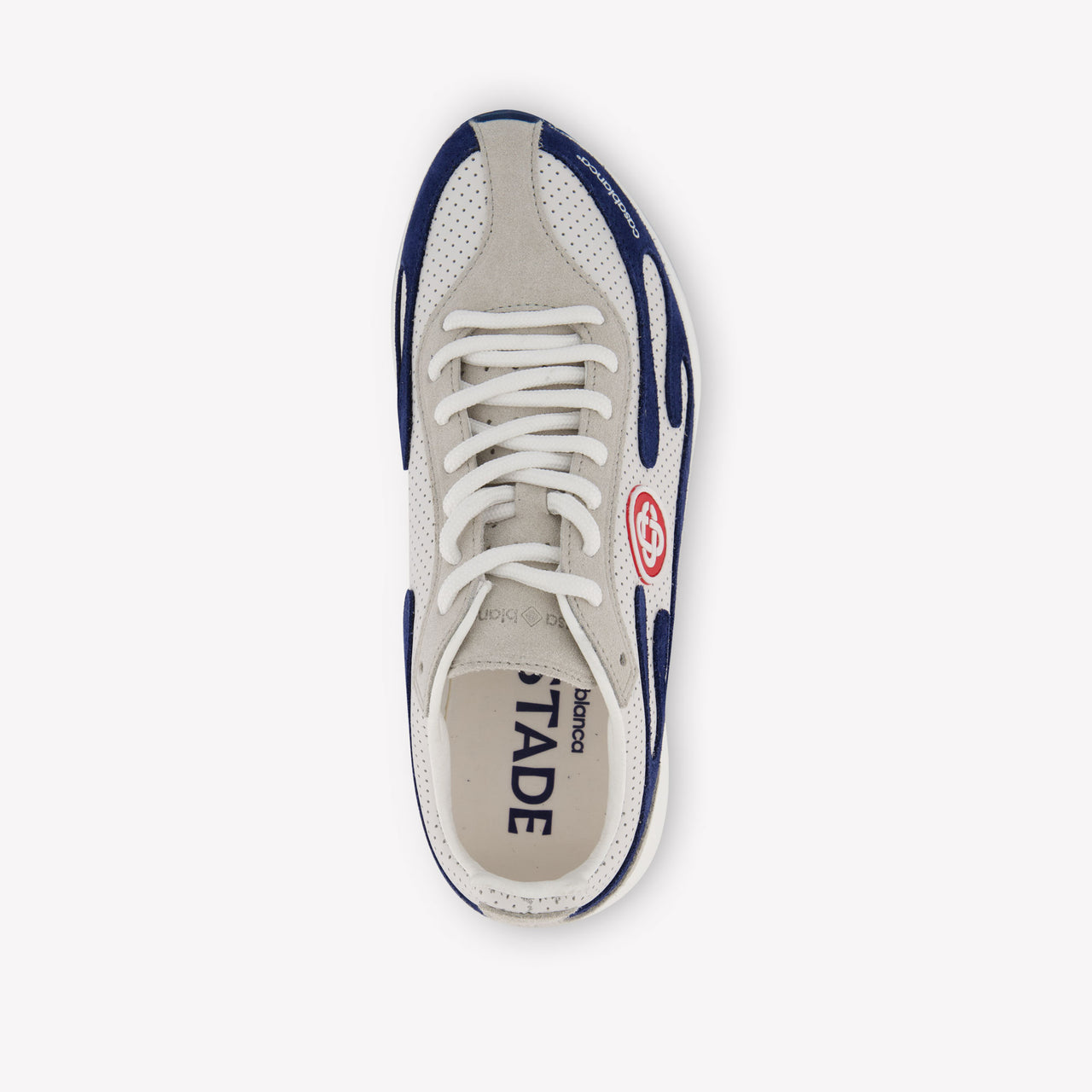 Casablanca 'The Stade' Unisex Sneakers In Wit