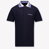Casablanca Kinder Unisex Polo In Navy