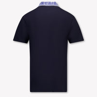 Casablanca Kinder Unisex Polo In Navy