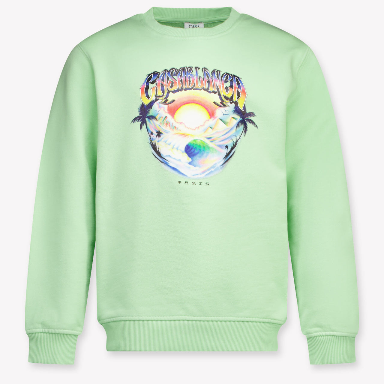CASABLANCA Kids Boys Sweater In Green