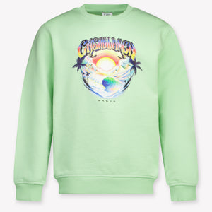 CASABLANCA Kids Boys Sweater In Green