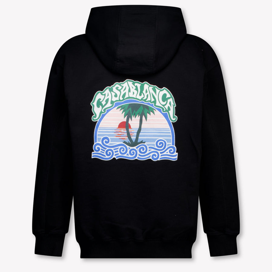 CASABLANCA Kids Boys Sweater In Black