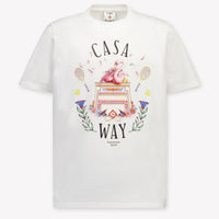 CASABLANCA Kids Unisex T-Shirt In White