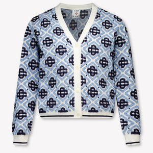 CASABLANCA Kids Girls Cardigan In White