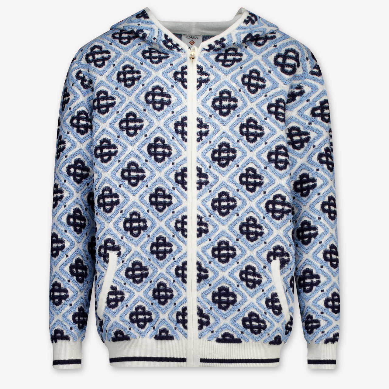 CASABLANCA Kids Boys Cardigan In White