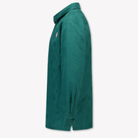 CASABLANCA Kids Boys Cardigan In Dark Green