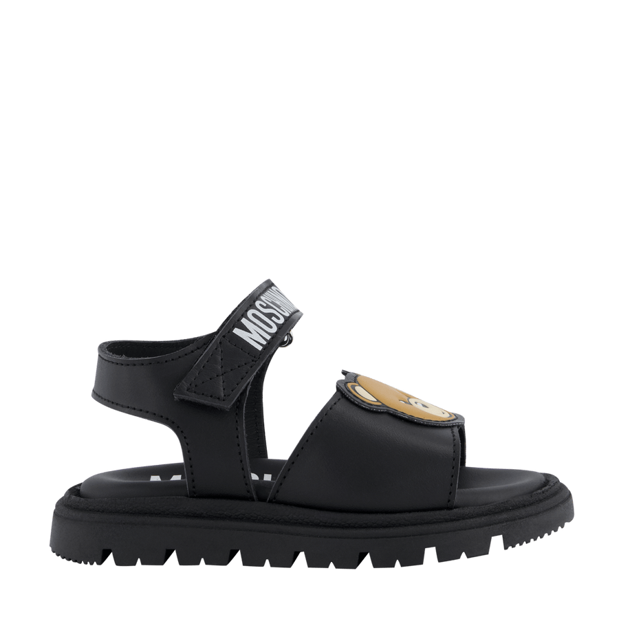 Moschino Kinder Jongens Sandalen Zwart