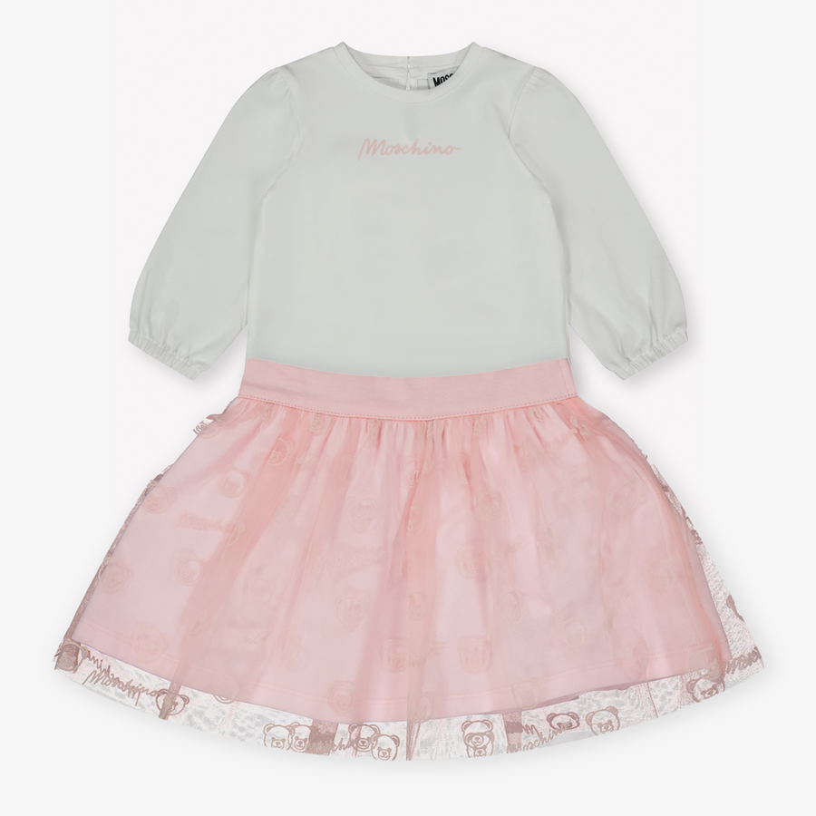 Moschino Baby Meisjes Setje In Wit