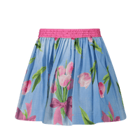MonnaLisa Kinder Meisjes Rok Blauw 2Y
