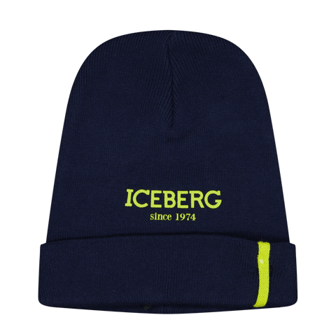 Iceberg Baby Jongens Muts Navy 44CM