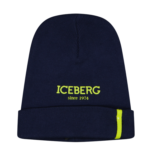 Iceberg Baby Jongens Muts Navy 44CM